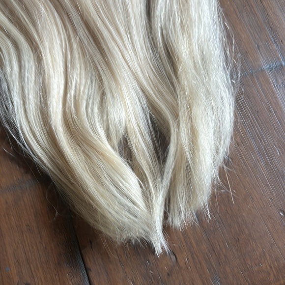16 inch real human hair blonde extension halo - Picture 11 of 12
